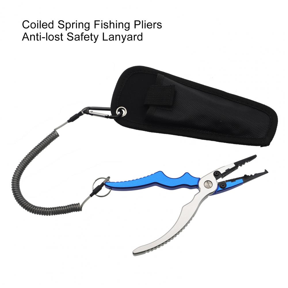 Fishing Pliers - Corda anti-smarrimento retrattile con moschettone portachiavi