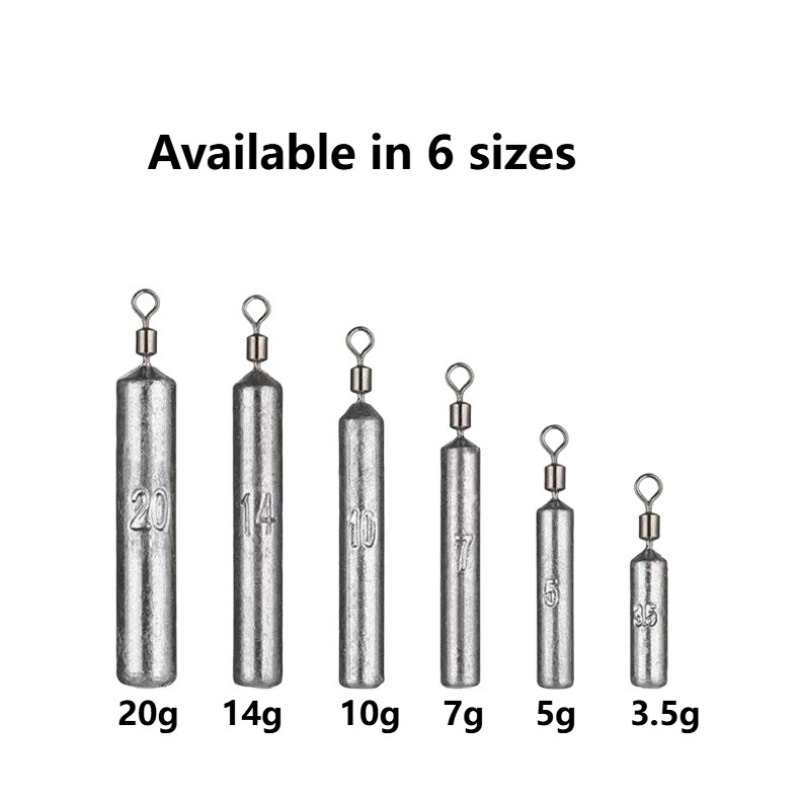 Set di 15 Piombi Cilindrici pe - Fishing Equipment On Sale recensione e prezzo