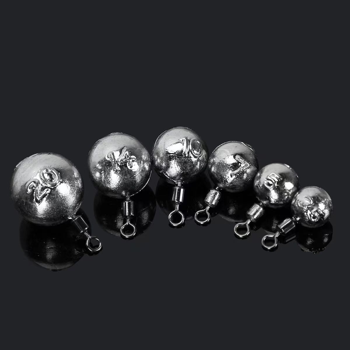 10 pz. Piombi a Sfera Rotondi  - Fishing Equipment On Sale recensione e prezzo