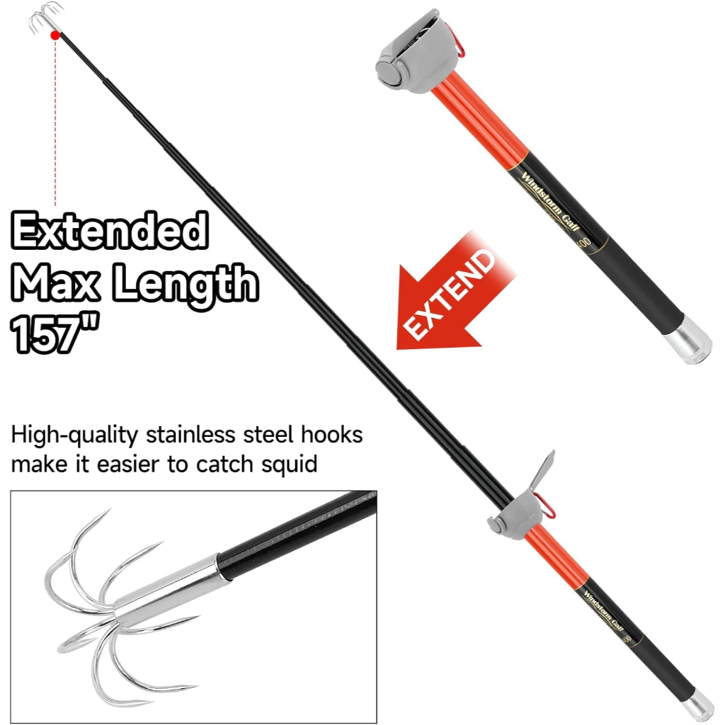 SANLIKE Gaff per Pesca al Cala - Carbon Fishing Rod recensione e prezzo
