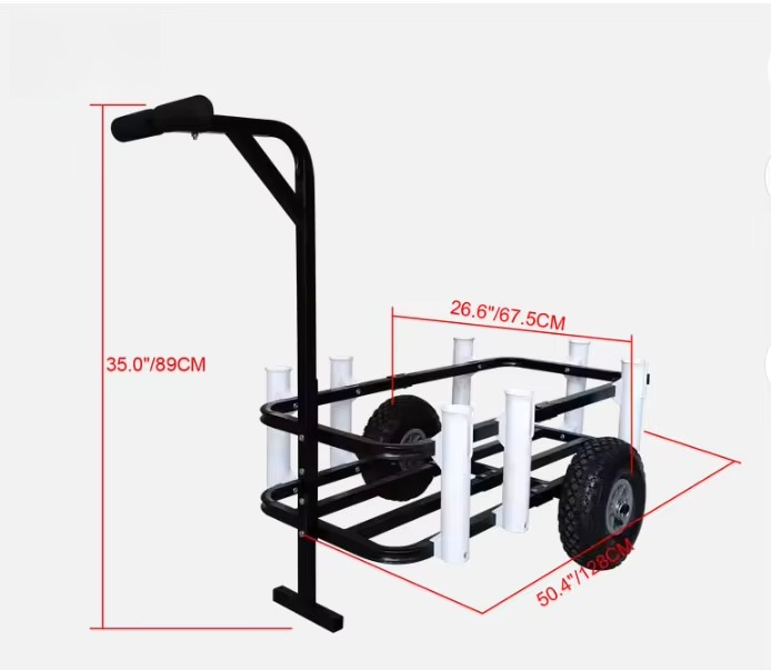 Carrello Pieghevole da Spiaggi - Rod Holder Fishing recensione e prezzo